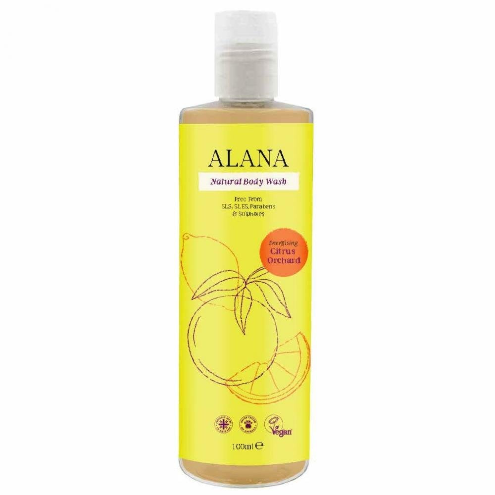 Natural Body Wash Citrus Orchard 100ml Travel Size