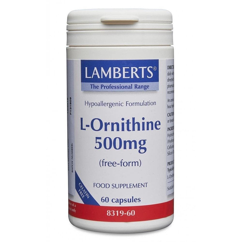 L-Ornithine HCL 500mg 60's