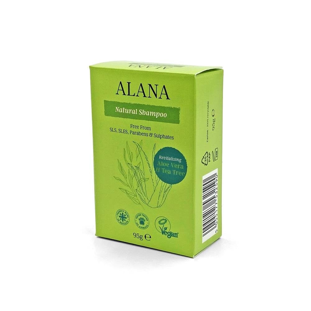 Natural Shampoo Revitalising Aloe Vera & Tea Tree (Bar) 95g