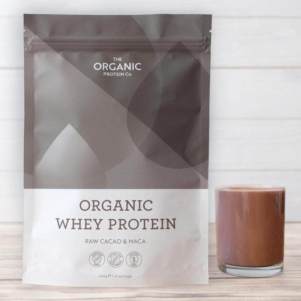 Organic Whey Protein Raw Cacao & Maca 400g
