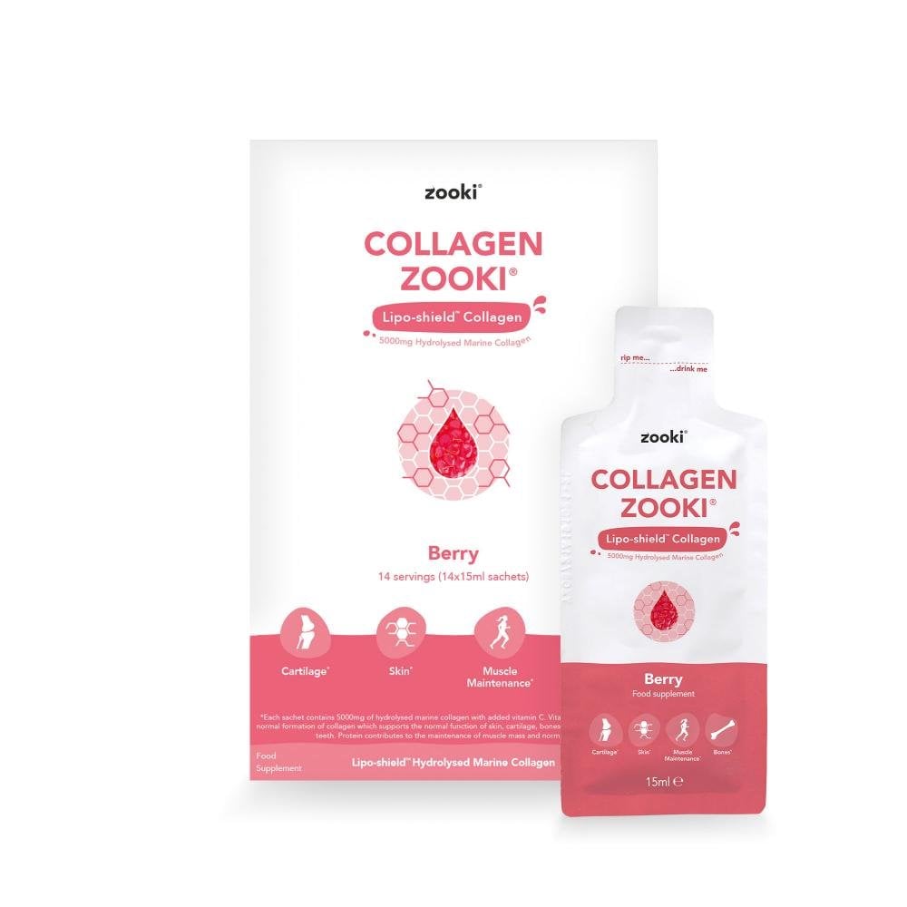 Collagen Zooki Berry 14x15ml Sachets CASE