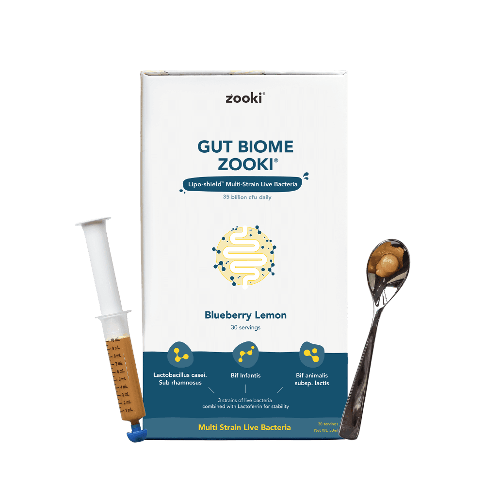 Gut Biome Zooki Blueberry Lemon 30x1ml CASE