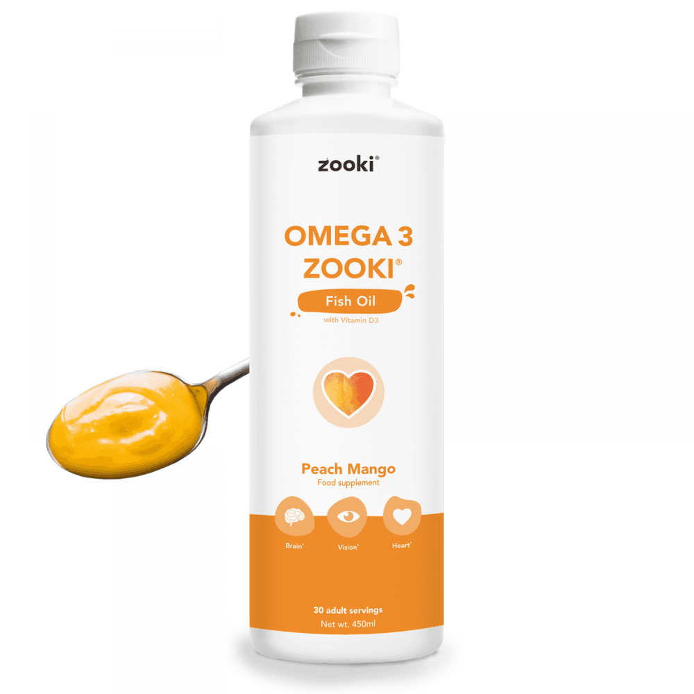 Omega 3 Zooki Peach Mango 450ml