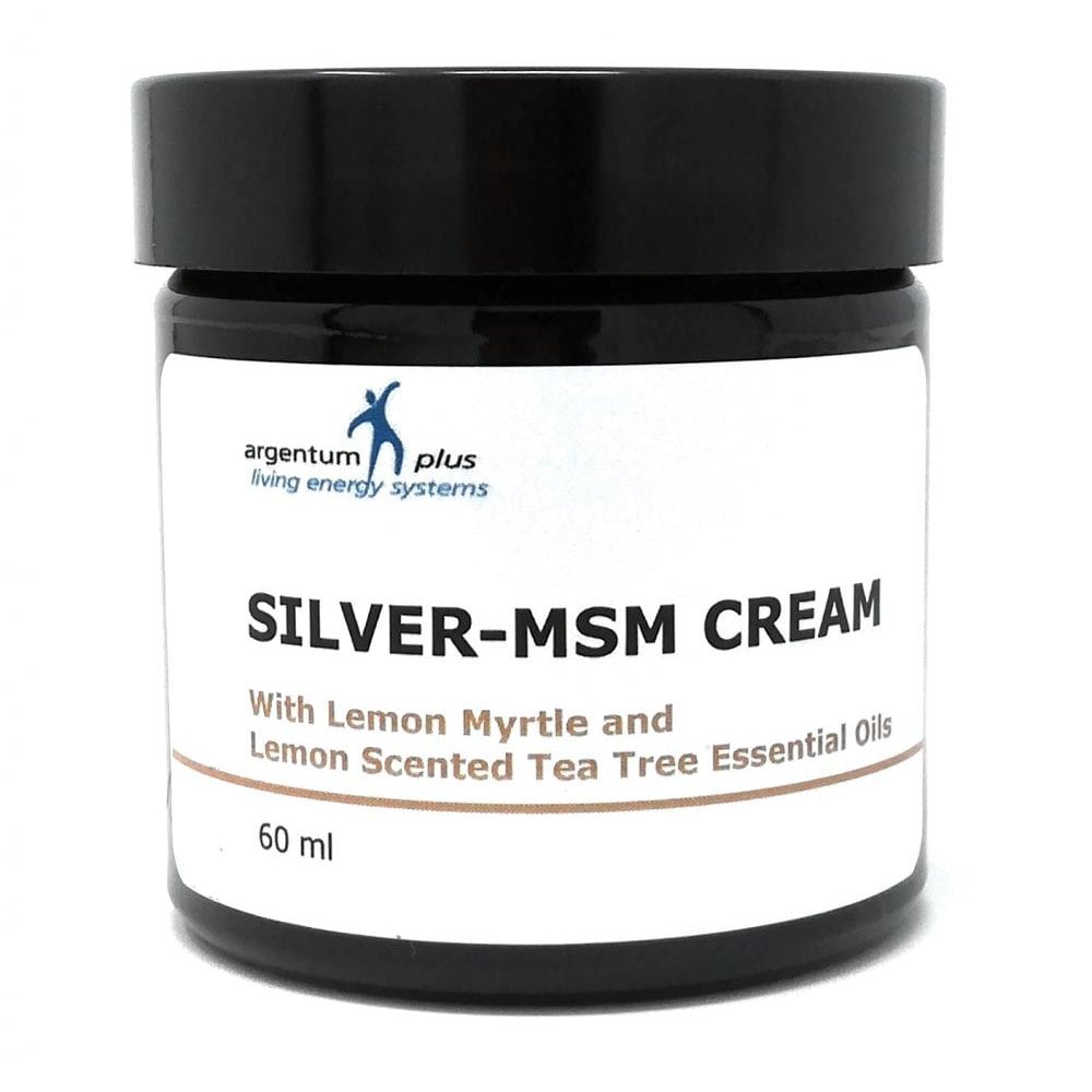 Silver-MSM Cream with Lemon Myrtle and Lemon Scented Tea Tree 60ml